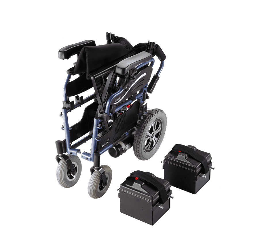 輕巧出遊 電池盒簡易快拆 方便拆卸攜帶 電動輪椅 KP-25.2