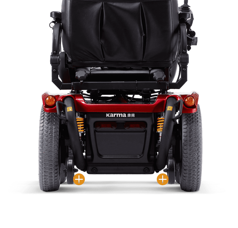 反撐輪安全設計 電動輪椅 Leon天王獅沙發椅 LEN-CPT
