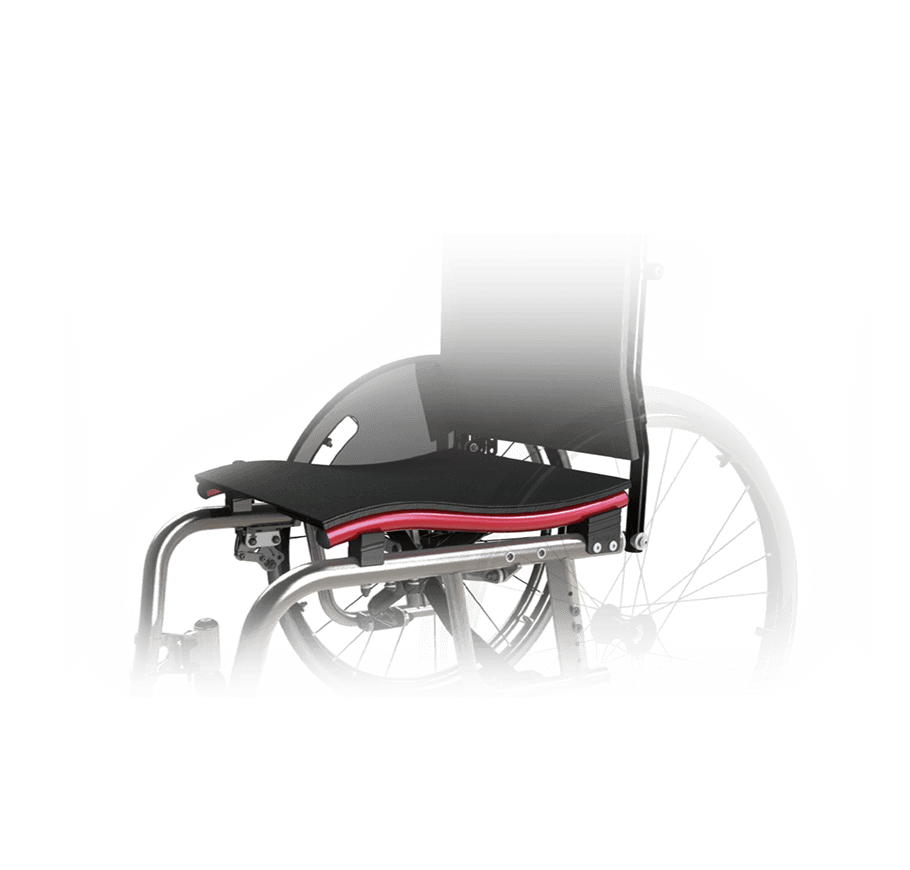 人體工學S曲面座墊，輪椅久坐也不喊累