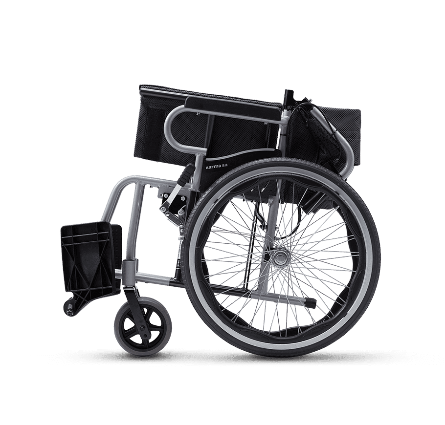 收合體積小 輕鬆收納 方便攜帶 輕量輪椅 KM-2500L 中輪