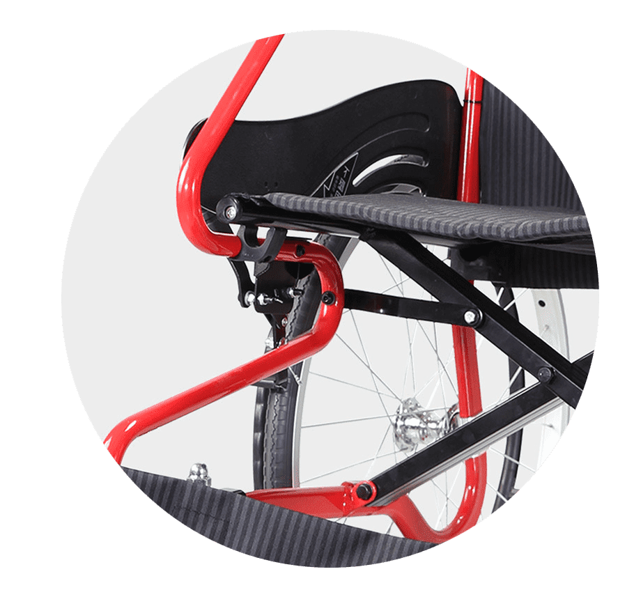 骨架堅固 輕量輪椅 經濟型 入門款 SM-150.3
