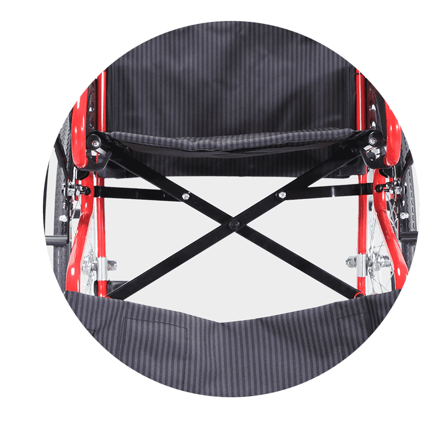 耐用結構 安全穩固 輕量輪椅 經濟型 入門款 SM-150.3