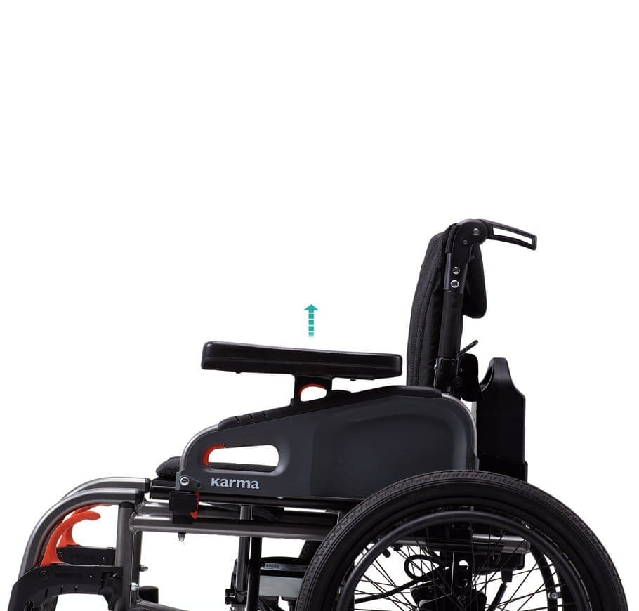 扶手可後掀 高度輕鬆調整 電動輪椅 eFlexx 易遊金剛 EFL