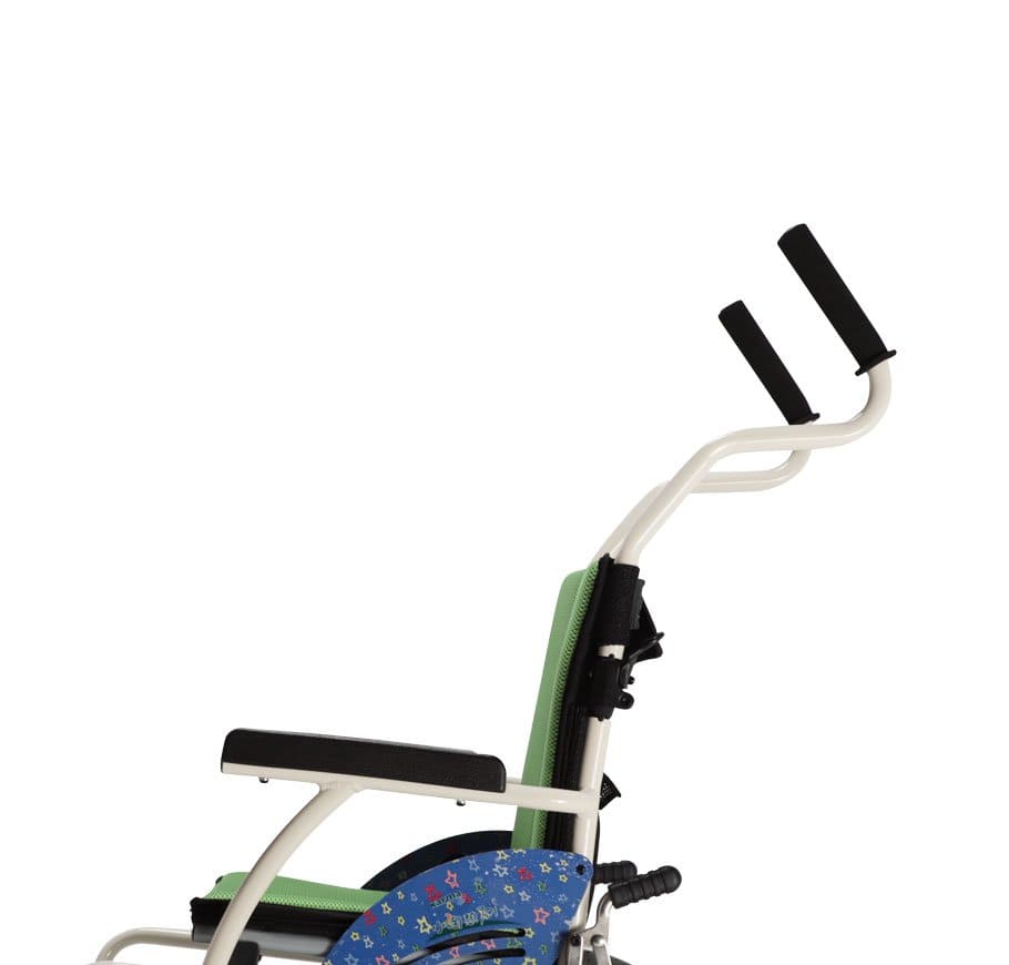 防滑外擴式羚活推手 兒童輪椅 輕量型 小淘憩 KM-7501