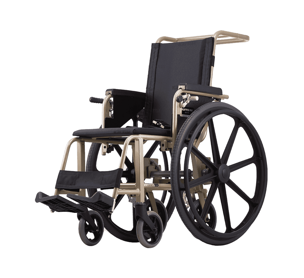 機場輪椅 快拆式後輪 手動輪椅 KM-AA20