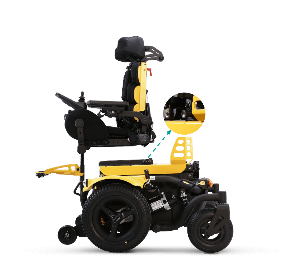 座位快速拆裝系統 方便運輸 電動輪椅 變色龍 Kameleon
