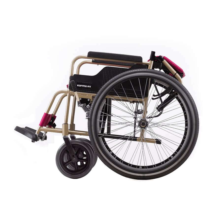 靠背可彎折 手動輪椅 KM-1505