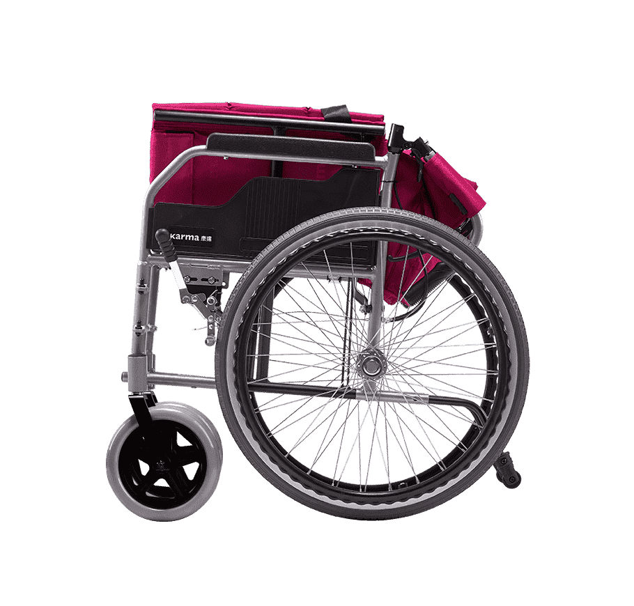 靠背可彎折 移位輪椅 KM-1510