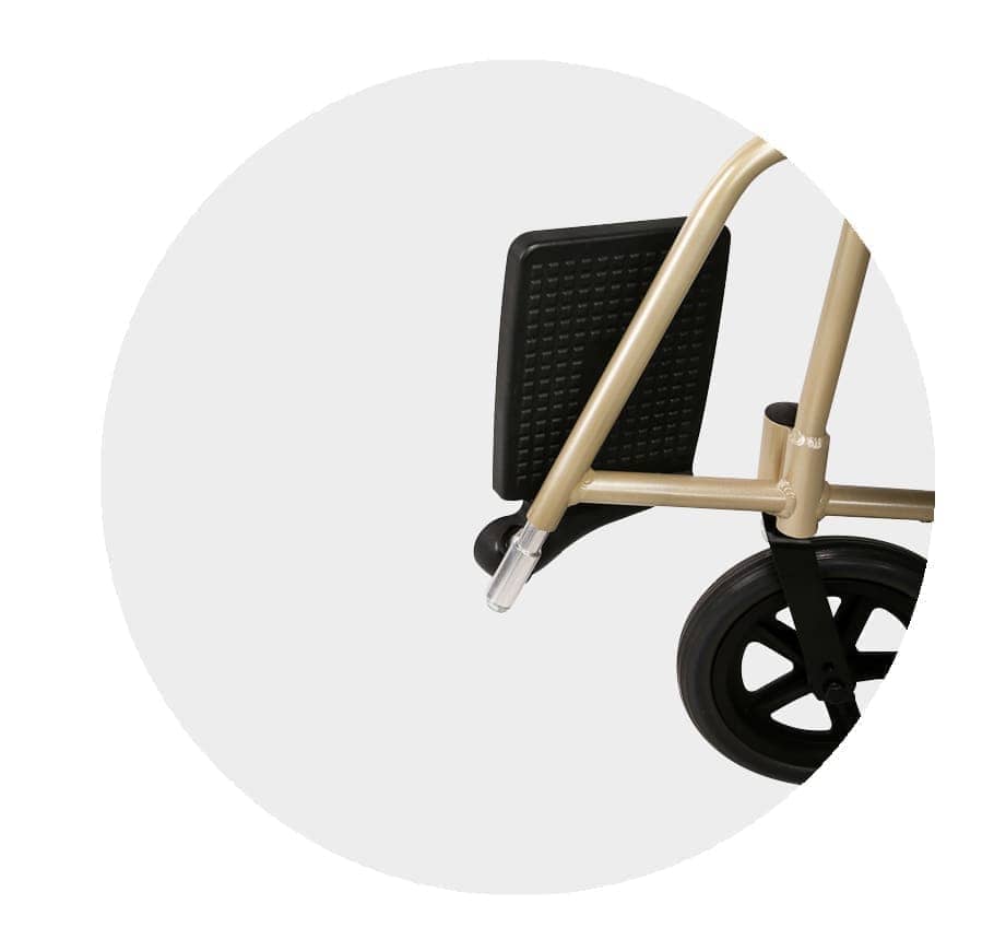外旋式踏板 操作簡單 方便進出 設計輕巧 手動輪椅 KM-1505