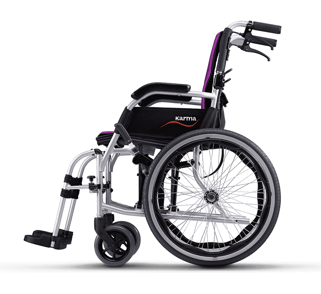 輕量輪椅 撥腳可拆 旅弧2 KM-2512