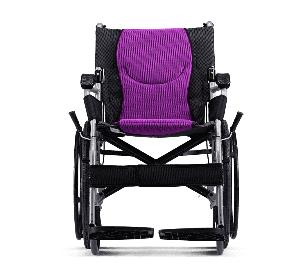 輕量輪椅 撥腳可拆 旅弧2 KM-2512