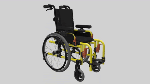 兒童輪椅與成人輪椅有什麼差別？ Flexx Junior小金剛的座椅深度可調整。隨著孩子的成長，椅子可以隨著他們的成長而調整。