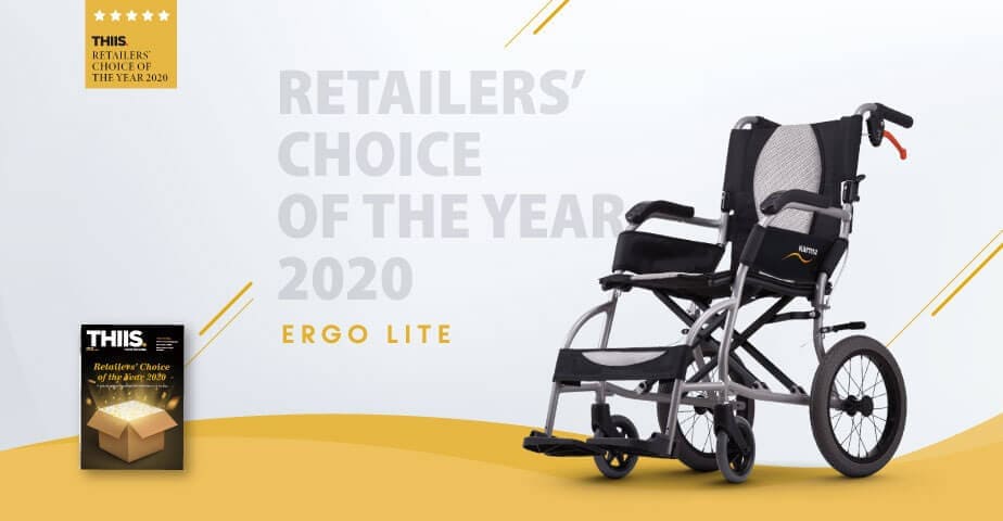輕便輪椅旅弧Ergo Lite 榮獲英國零售商年度首選輪椅大獎